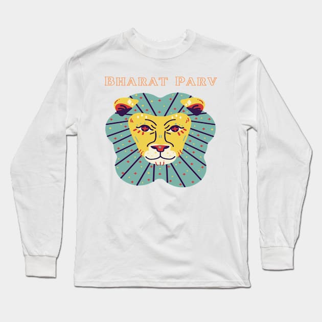 Bharat Parv - Leo Long Sleeve T-Shirt by Bharat Parv